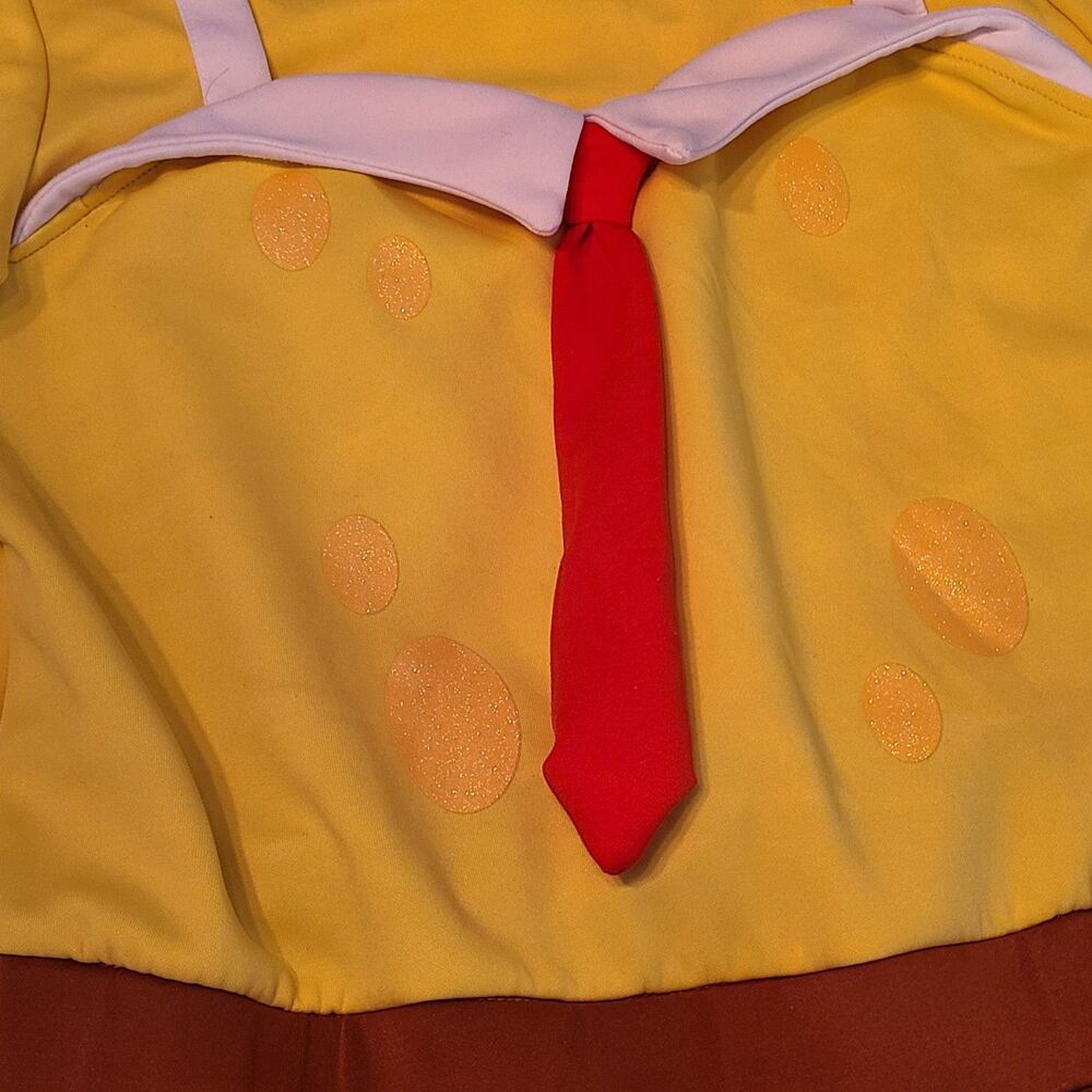 Spongebob Square Pants Womens Size XL Extra Large Halloween Costume Dress - Picture 6 of 7
